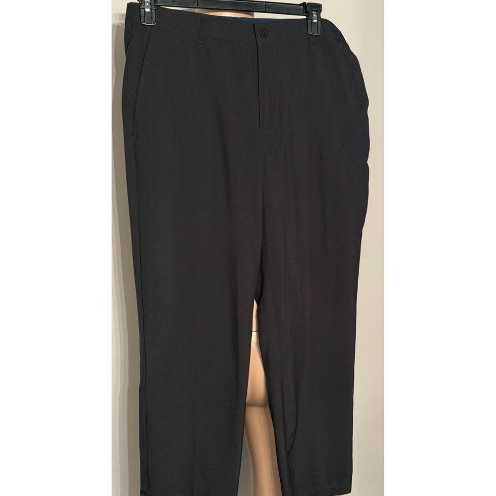 Izod Golf Pants Mens 36x30 Black Golf Pants Polyester And Spandex
